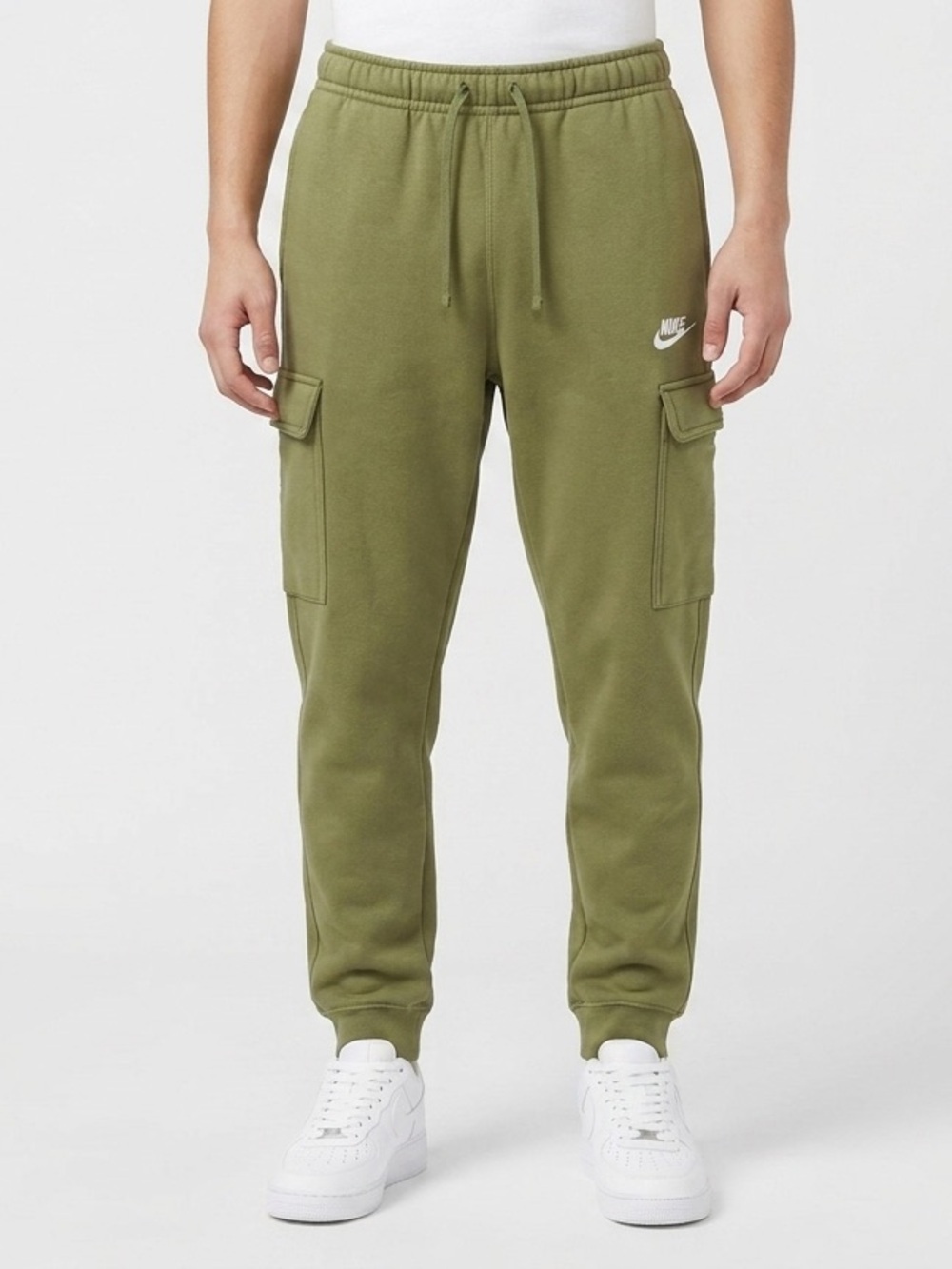 Nike Olive Green Cargo Fleece Joggers size Small